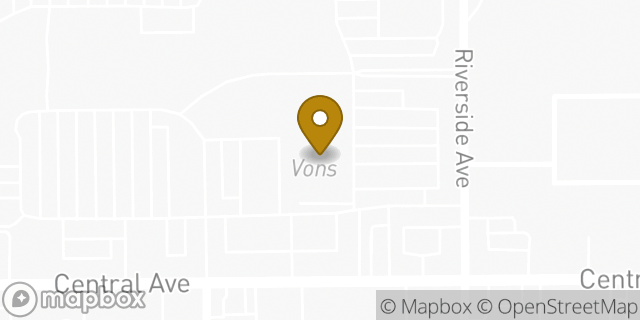 Map showing the location of Coinme in Riverside, CA 92506