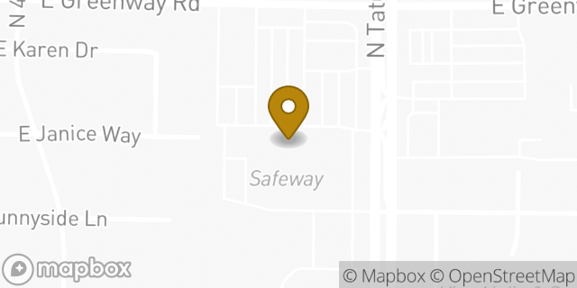 Map showing the location of Coinstar in Phoenix, AZ 85032