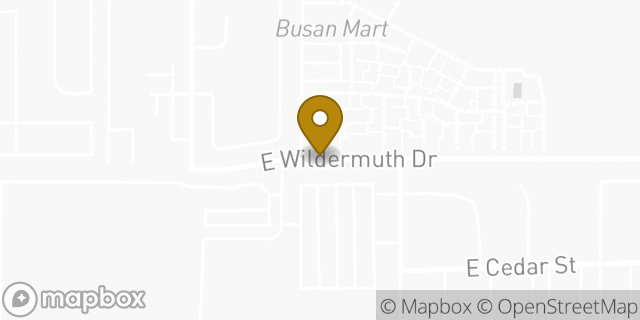 Map showing the location of UPS Drop Box in Tempe, AZ 85281