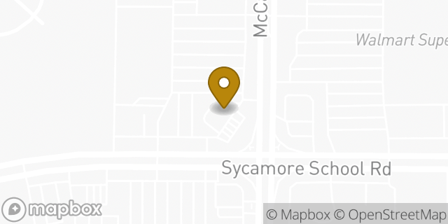 Map showing the location of Amazon Locker - Cardboard in Fort Worth, TX 76133