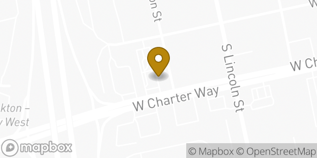 Map showing the location of McDonald's in Stockton, CA 95206