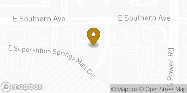 Map showing the location of FedEx ShipSite in Mesa, AZ 85206