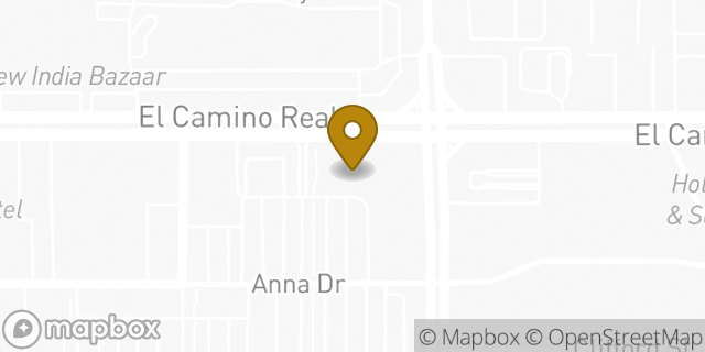 Map showing the location of Chipotle Mexican Grill in Santa Clara, CA 95050