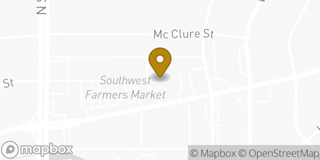 Map showing the location of AutoZone in Irving, TX 75062