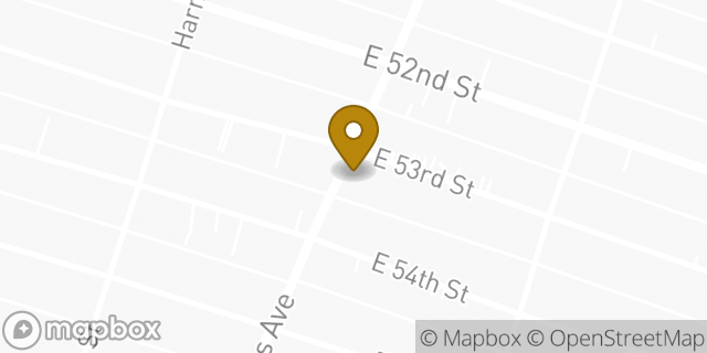 Map showing the location of Savannah Original 7-11 Minit Store in Savannah, GA 31404