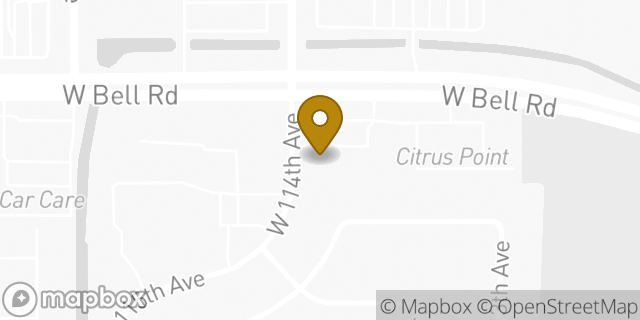 Map showing the location of Amazon Locker - Columnist in Surprise, AZ 85378