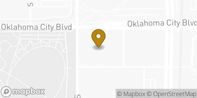 Map showing the location of The UPS Store in Oklahoma City, OK 73109