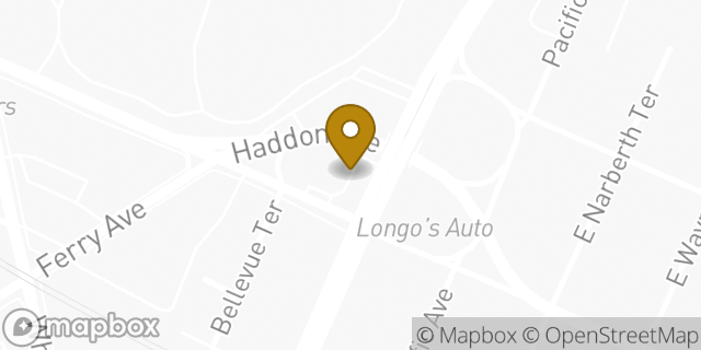 Map showing the location of Dunkin' in Collingswood, NJ 08108