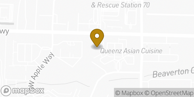 Map showing the location of Planet Fitness in Portland, OR 97225
