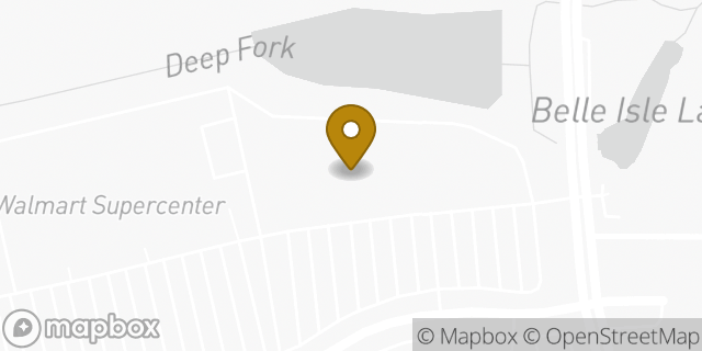 Map showing the location of REI in Oklahoma City, OK 73118