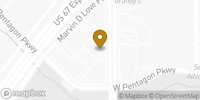 Map showing the location of Chase Bank in Dallas, TX 75224
