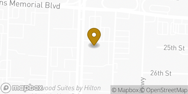 Map showing the location of Whole Foods Market in Metairie, LA 70002
