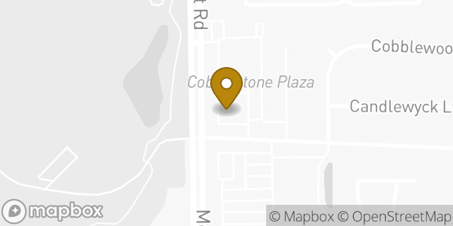 Map showing the location of Dunkin' in Jacksonville, FL 32225