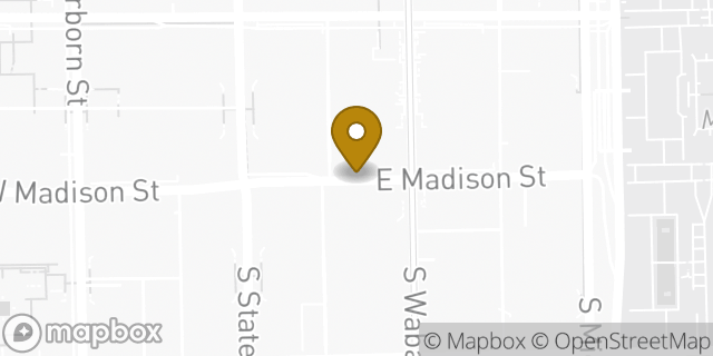 Map showing the location of 7-Eleven in Chicago, IL 60602