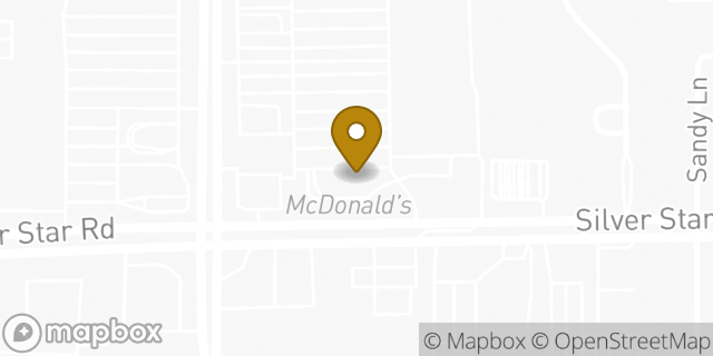 Map showing the location of McDonald's in Orlando, FL 32818