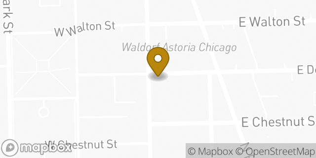 Map showing the location of Starbucks in Chicago, IL 60611