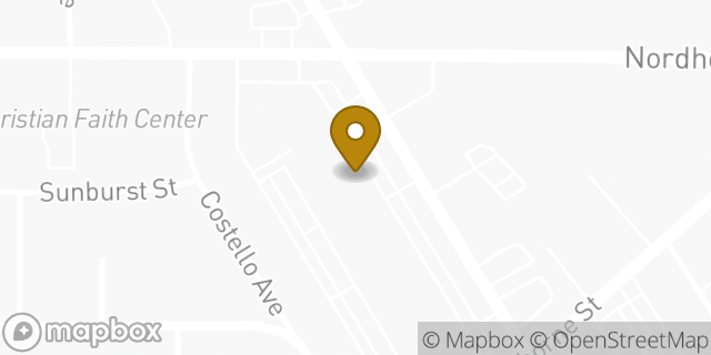 Map showing the location of Subway in Pacoima, CA 91331