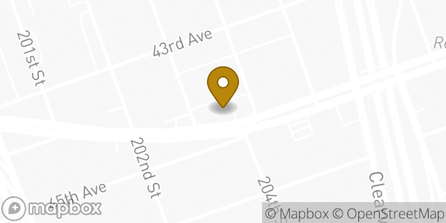 Map showing the location of McDonald's in Bayside, NY 11361