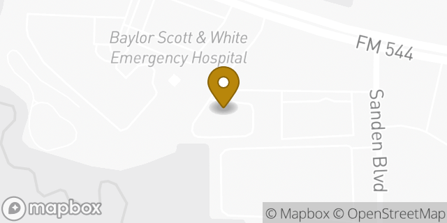 Map showing the location of La Quinta Inn and Suites in Wylie, TX 75098
