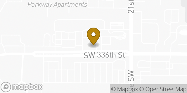 Map showing the location of Subway in Federal Way, WA 98023