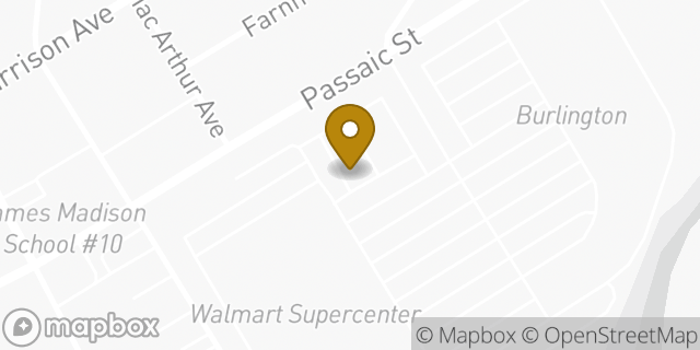 Map showing the location of McDonald's in Garfield, NJ 07026