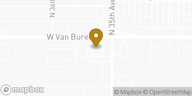 Map showing the location of McDonald's in Phoenix, AZ 85009