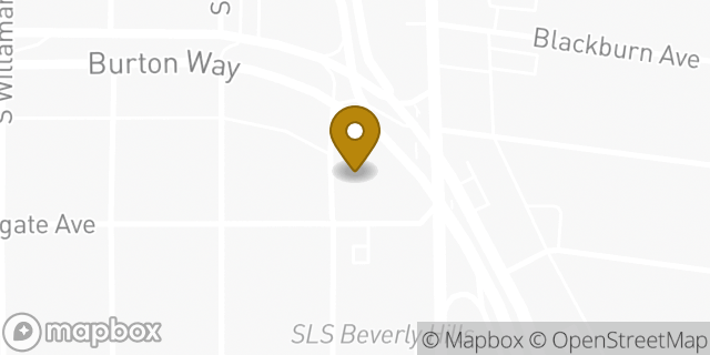 Map showing the location of Trader Joe's in Los Angeles, CA 90048