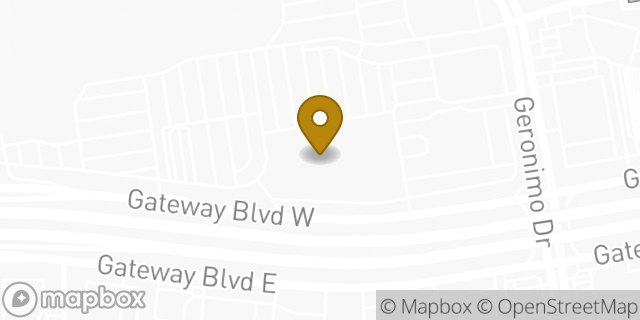 Map showing the location of ATM Costco in El Paso, TX 79925