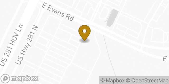 Map showing the location of The UPS Store in San Antonio, TX 78258