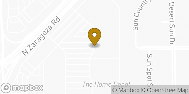 Map showing the location of Sprouts Farmers Market in El Paso, TX 79938
