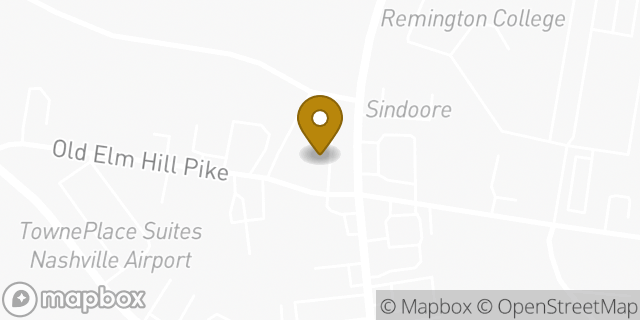 Map showing the location of Subway in Nashville, TN 37214