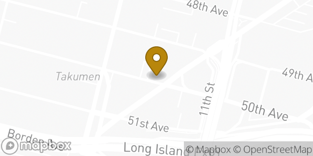 Map showing the location of Chase Bank in Long Island City, NY 11101