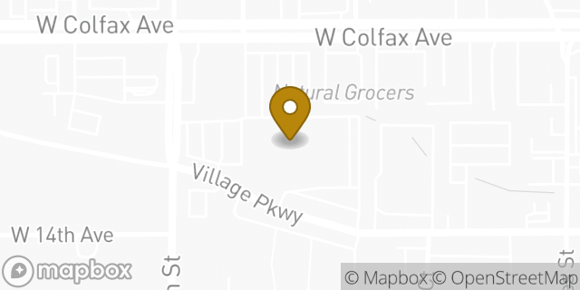 Map showing the location of Coinme in Lakewood, CO 80215