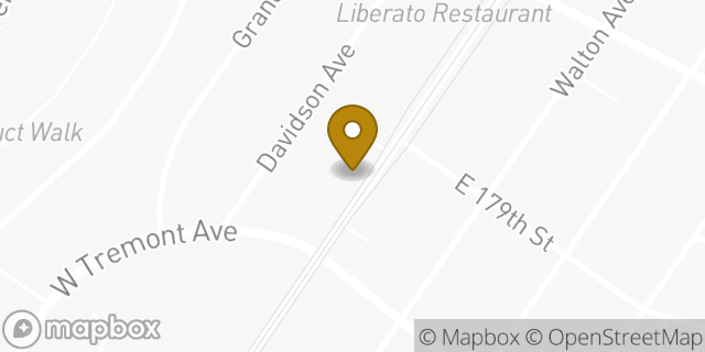 Map showing the location of Papa Johns Pizza in New York, NY 10453