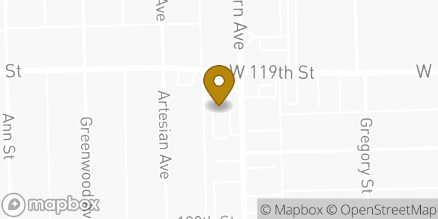 Map showing the location of McDonald's in Blue Island, IL 60406