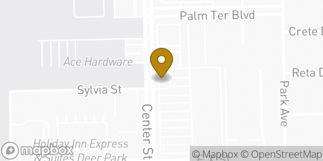 Map showing the location of Subway in Deer Park, TX 77536