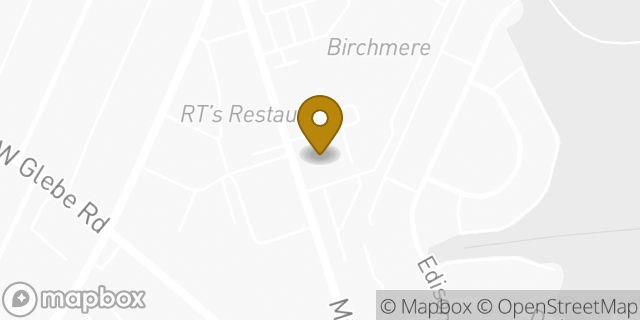 Map showing the location of AutoZone in Alexandria, VA 22305
