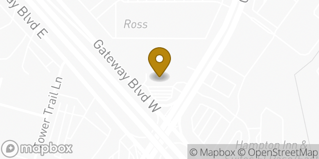 Map showing the location of 7-Eleven in El Paso, TX 79936