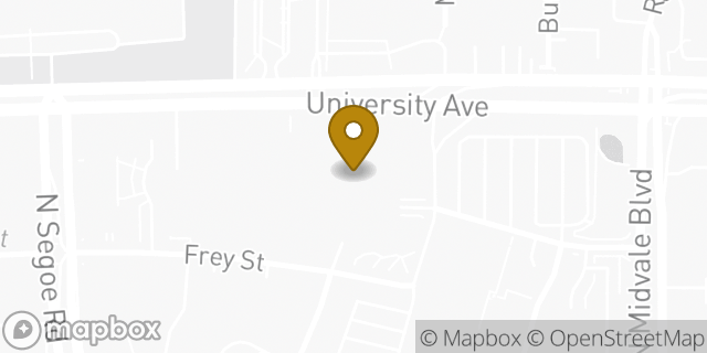 Map showing the location of Midline Vision Clinics SC in Madison, WI 53705