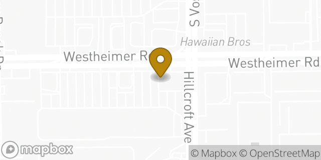 Map showing the location of Subway in Houston, TX 77063