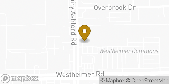 Map showing the location of Subway in Houston, TX 77077