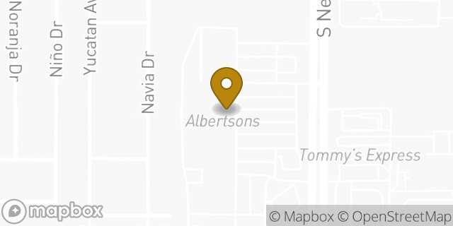 Map showing the location of Amazon Locker - Namaste in Las Vegas, NV 89121