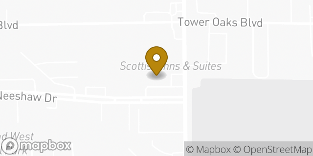 Map showing the location of AutoZone in Houston, TX 77070
