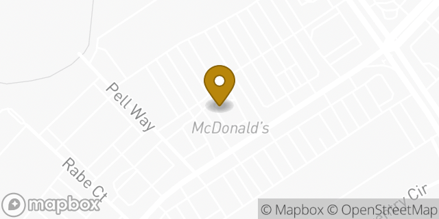 Map showing the location of McDonald's in El Paso, TX 79907