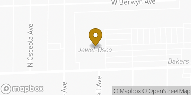 Map showing the location of Starbucks Coffee Company in Chicago, IL 60656