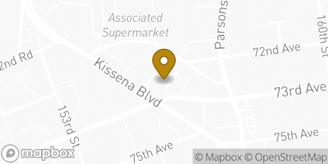 Map showing the location of McDonald's in Flushing, NY 11367