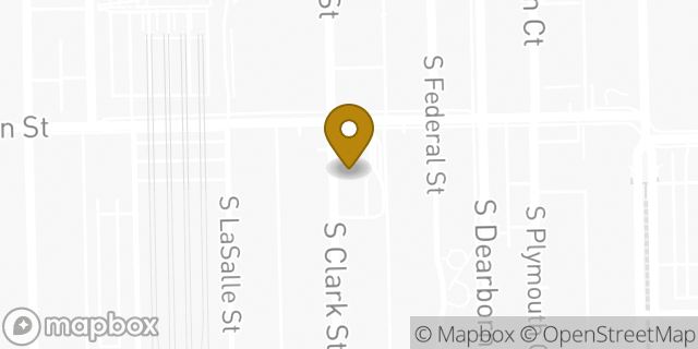 Map showing the location of Fifth Third Bank in Chicago, IL 60605