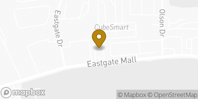 Map showing the location of CubeSmart Self Storage in San Diego, CA 92121