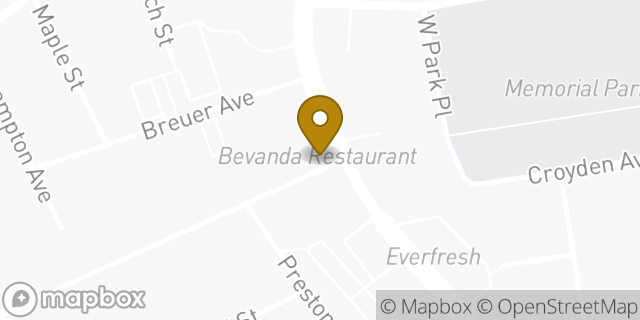 Map showing the location of Dunkin' in Great Neck, NY 11023
