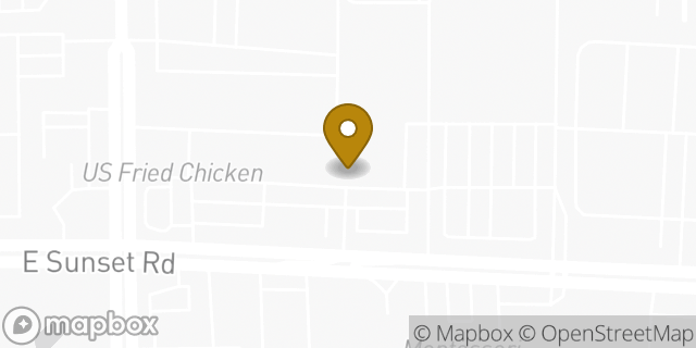 Map showing the location of Papa Johns Pizza in Las Vegas, NV 89120